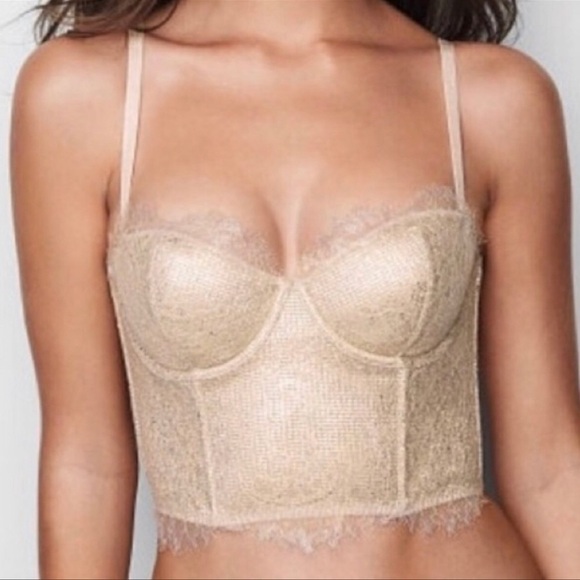 Victoria’s Secret Chantilly Lace Mini Bustier - Picture 2 of 4